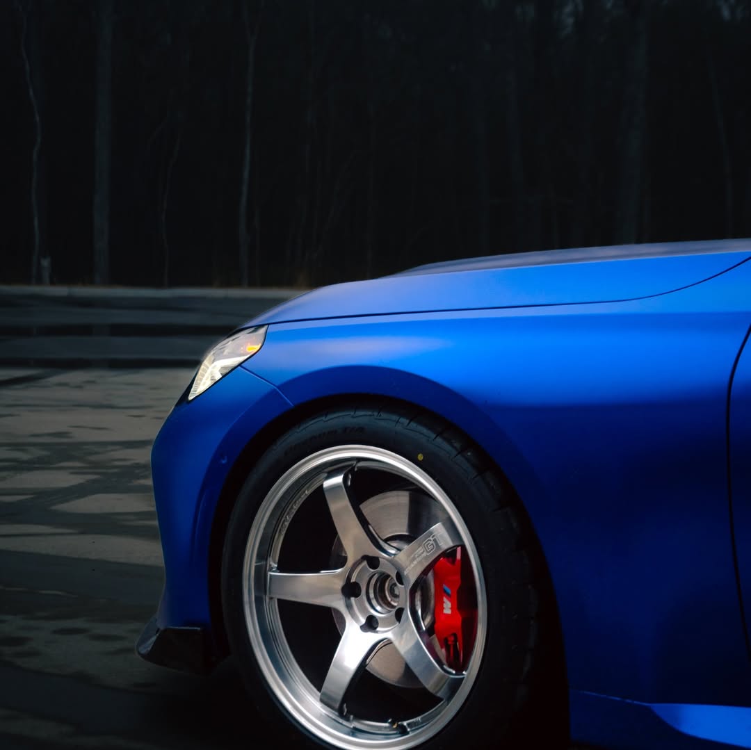 Matte Metallic Satin Blueberry Car Vinyl Wrap PET