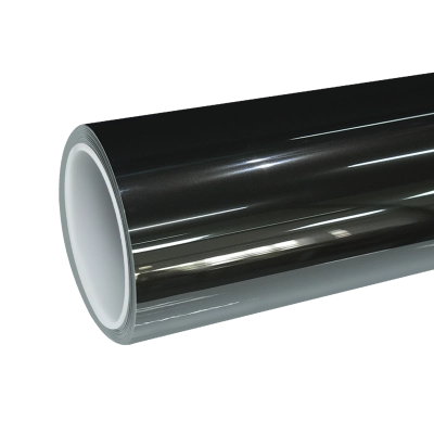 TPU Gloss Liquid Metal Black Colored PPF Paint Protection Film 01