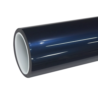 TPU Gloss Liquid Metallic Interstellar Blue Colored PPF Paint Protection Film 01
