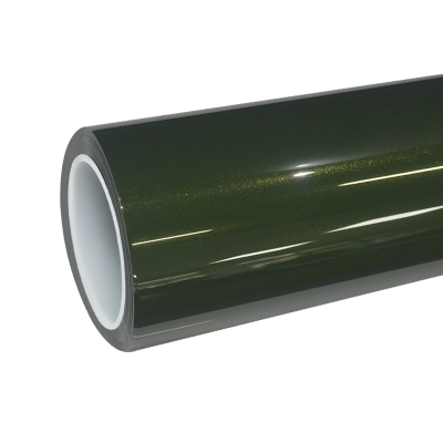 TPU Gloss Metallic Sonoma Green Colored PPF Paint Protection Film 01