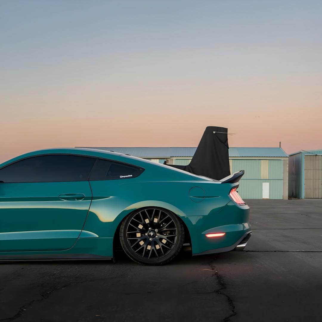 Gloss Storm Green Car Vinyl Wrap PET