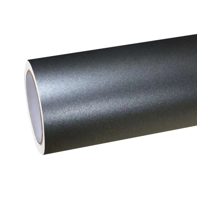 Matte Metallic Dark AMG Grey Car Vinyl Wrap PET 01