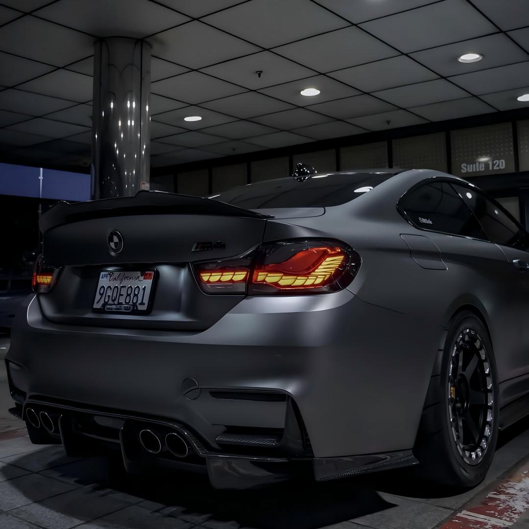 Matte Metallic Dark AMG Grey Car Vinyl Wrap PET