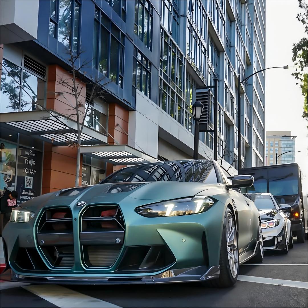 Matte Metallic Satin Hunter Green Car Vinyl Wrap PET