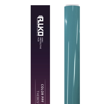 TPU Gloss Gulf Blue Colored PPF Paint Protection Film 02