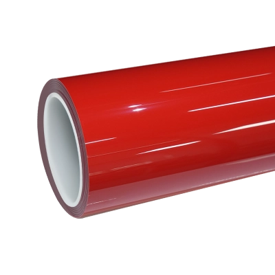 TPU Gloss Healing Ferrari Red Colored PPF Paint Protection Film 01