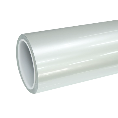 TPU Gloss Liquid Metallic Mousse White Colored PPF Paint Protection Film 01