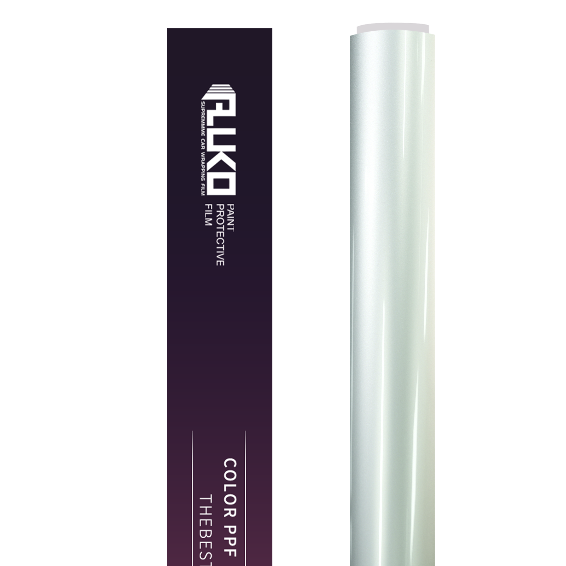 TPU Gloss Liquid Metallic Titanium Silver Colored PPF Paint Protection Film