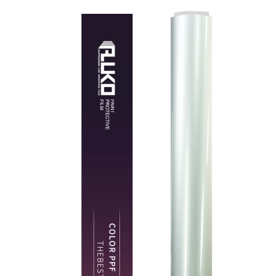 TPU Gloss Liquid Metallic Titanium Silver Colored PPF Paint Protection Film 02