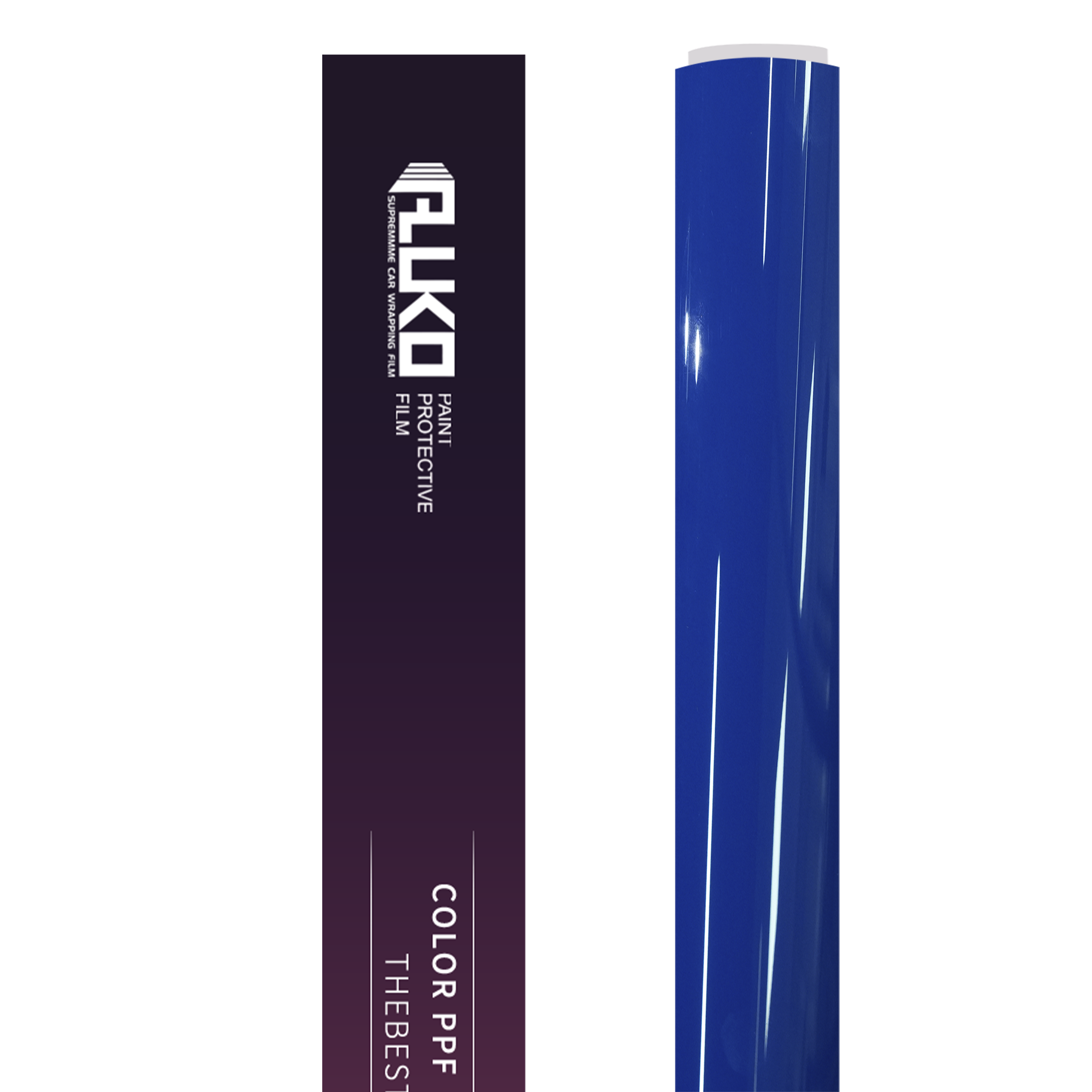 TPU Gloss Lugano Blue Colored PPF Paint Protection Film