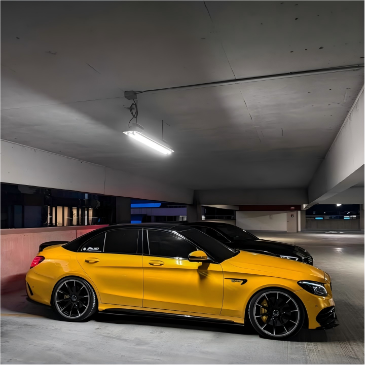 Gloss Metallic Golden Yellow Car Vinyl Wrap PET