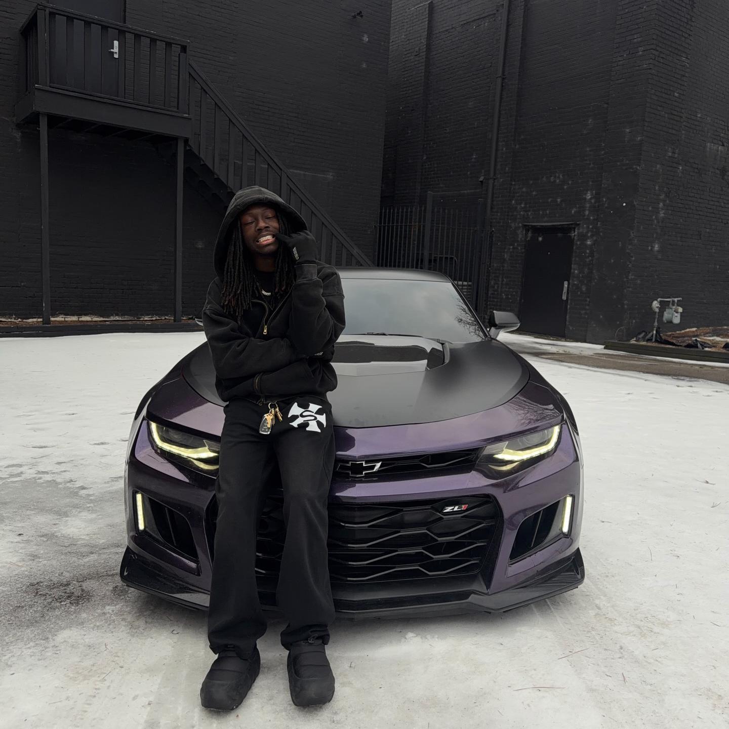 Gloss Metallic Galaxy Purple Car Vinyl Wrap PET