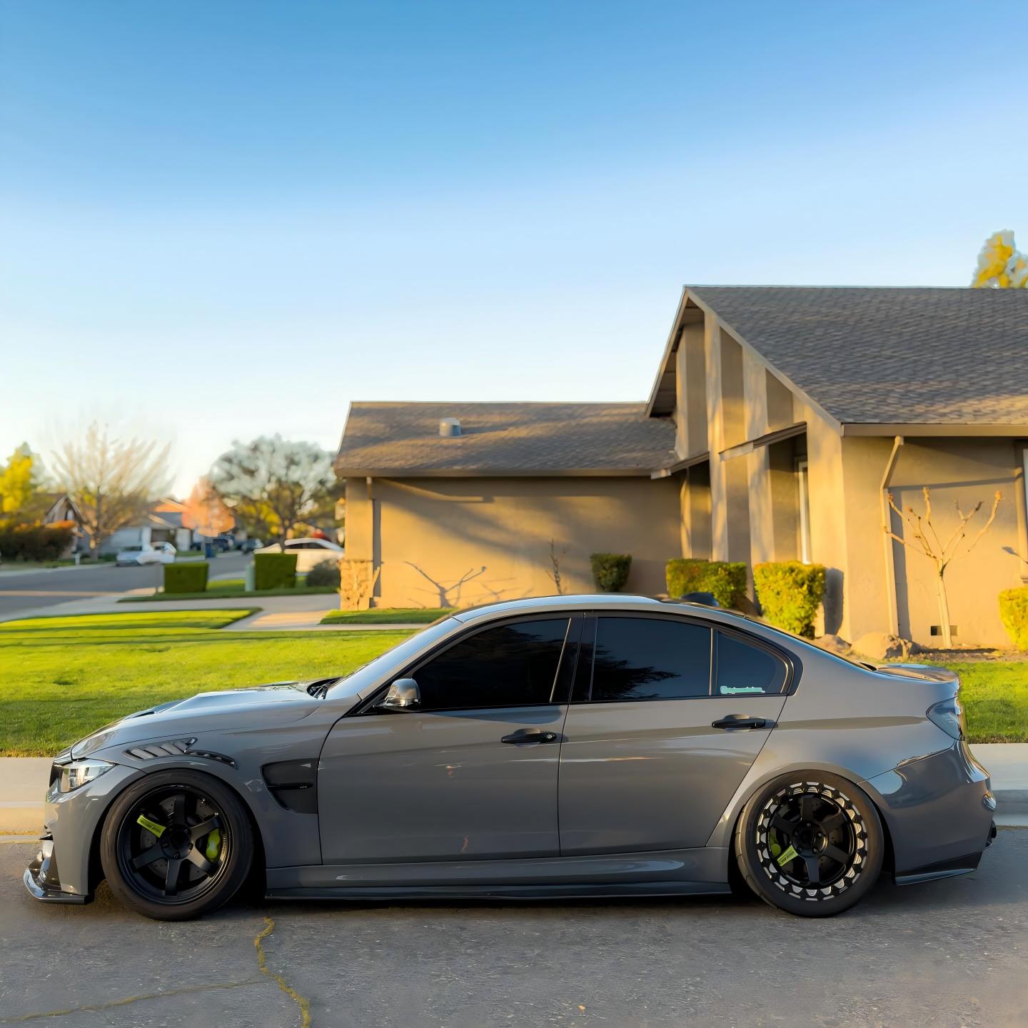 Gloss Metallic Tourmaline Grey Car Vinyl Wrap PET (Light)