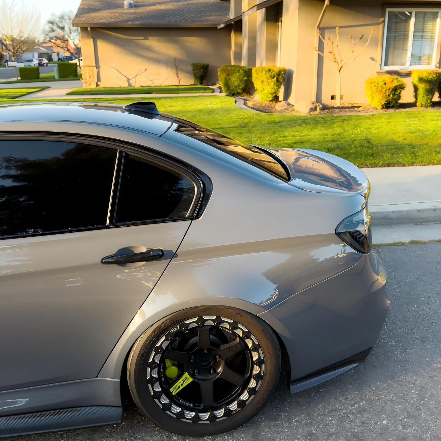 Gloss Metallic Tourmaline Grey Car Vinyl Wrap PET (Light)