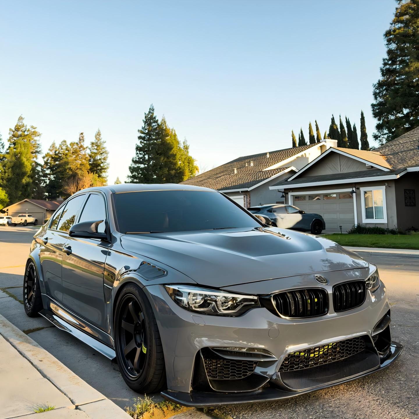 Gloss Metallic Tourmaline Grey Car Vinyl Wrap PET (Light)