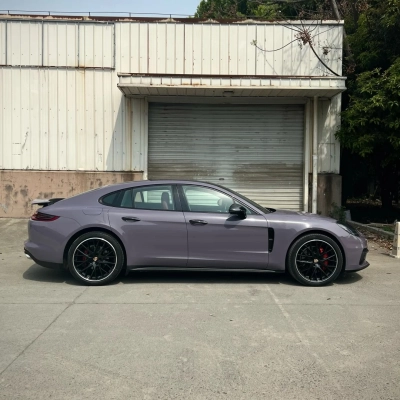 TPU Glossy Provence Lavender Purple Colored PPF Paint Protection Film 02