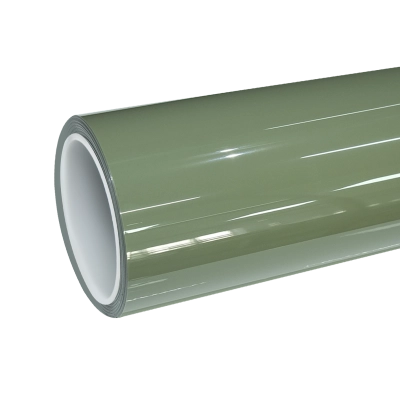 TPU Gloss Light Khaki Green Colored PPF Paint Protection Film 01