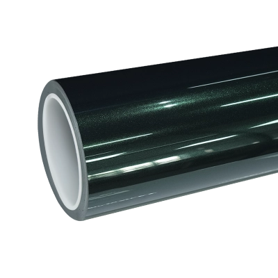 TPU Gloss Metallic British Green Colored PPF Paint Protection Film 01