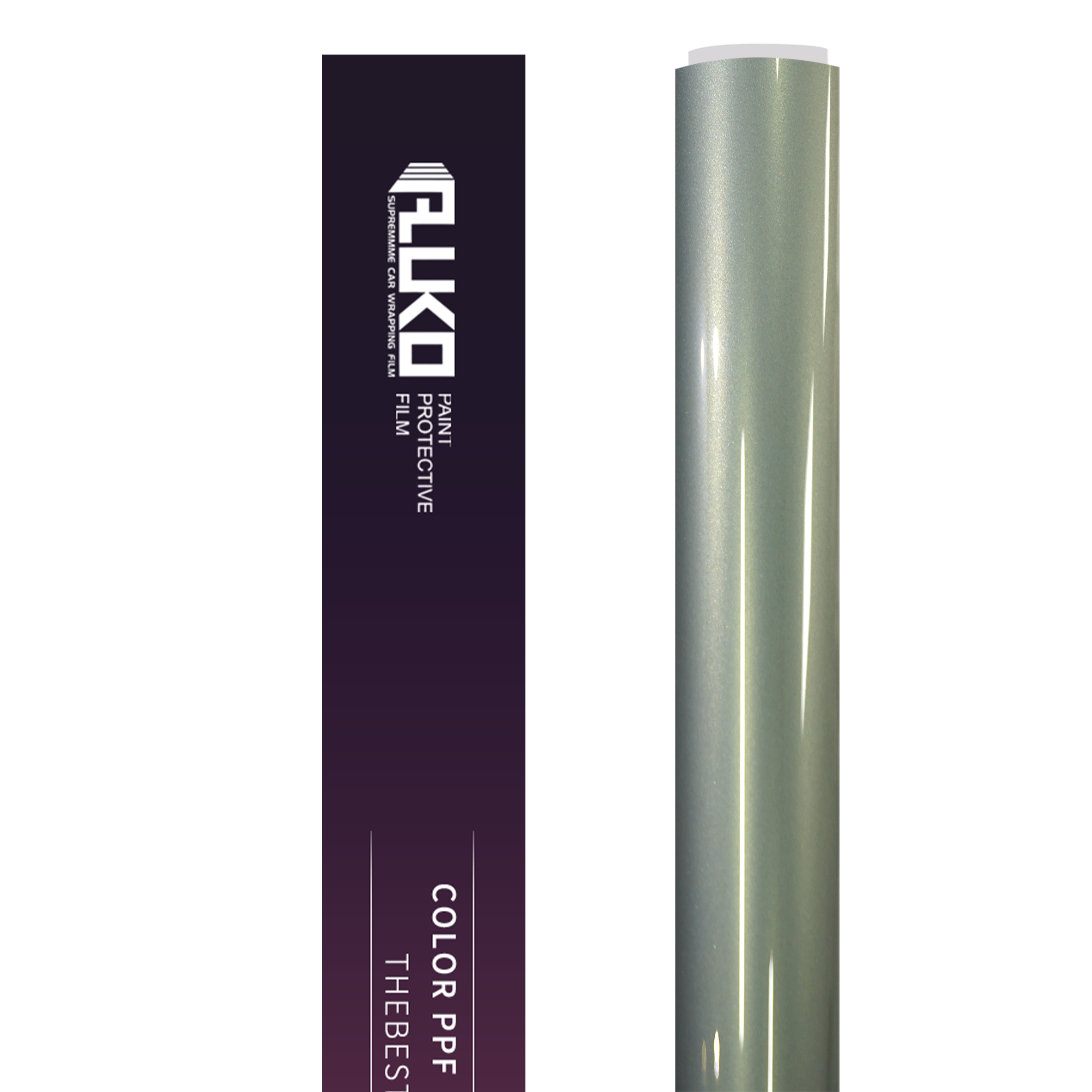 TPU Gloss Metallic Aventurine Green Colored PPF Paint Protection Film