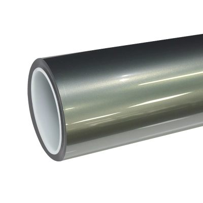 TPU Gloss Metallic Aventurine Green Colored PPF Paint Protection Film 01