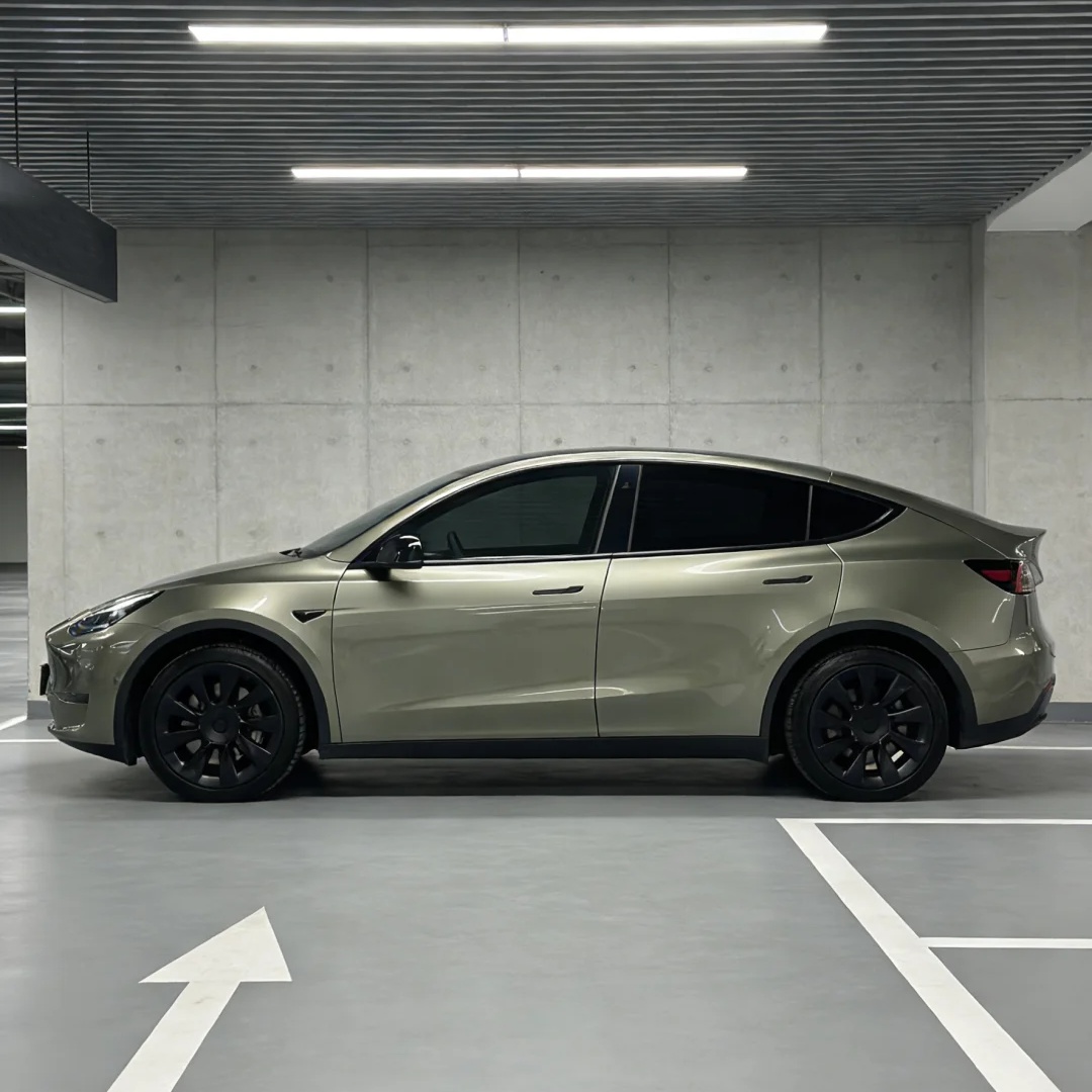 Gloss Metallic Aventurine Green Colored PPF