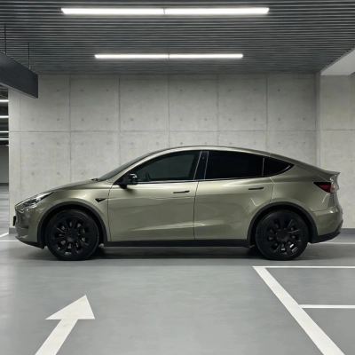 TPU Gloss Metallic Aventurine Green Colored PPF Paint Protection Film 02