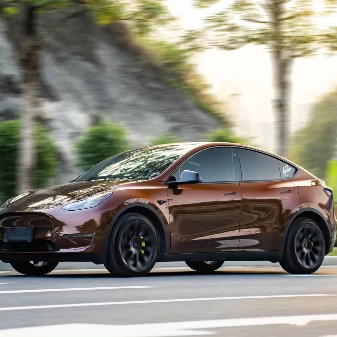 Gloss Metallic Liquid Coffee Brown Colored PPF