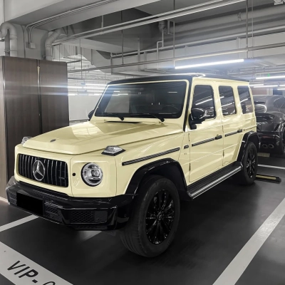 TPU Gloss Cream Yellow Colored PPF Paint Protection Film 02