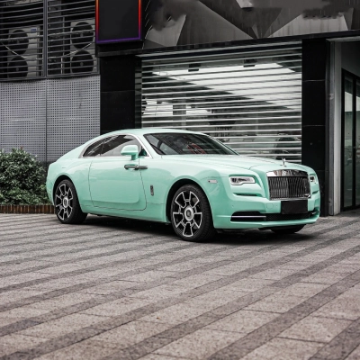 TPU Glossy Cragginess Green Colored PPF Paint Protection Film 02