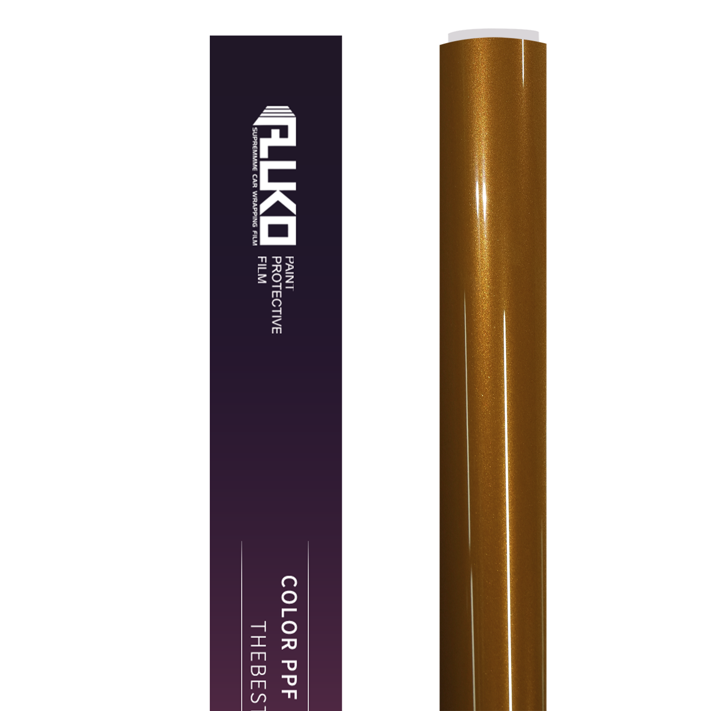 TPU Gloss Madeira Metallic Gold Colored PPF Paint Protection Film