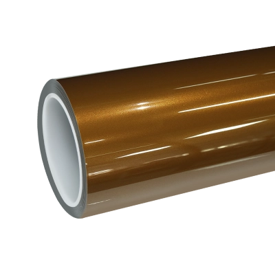 TPU Gloss Madeira Metallic Gold Colored PPF Paint Protection Film 01