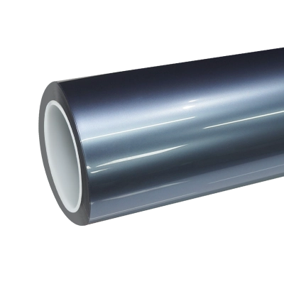 TPU Gloss Glacier Blue Colored PPF Tesla Paint Protection Film 01