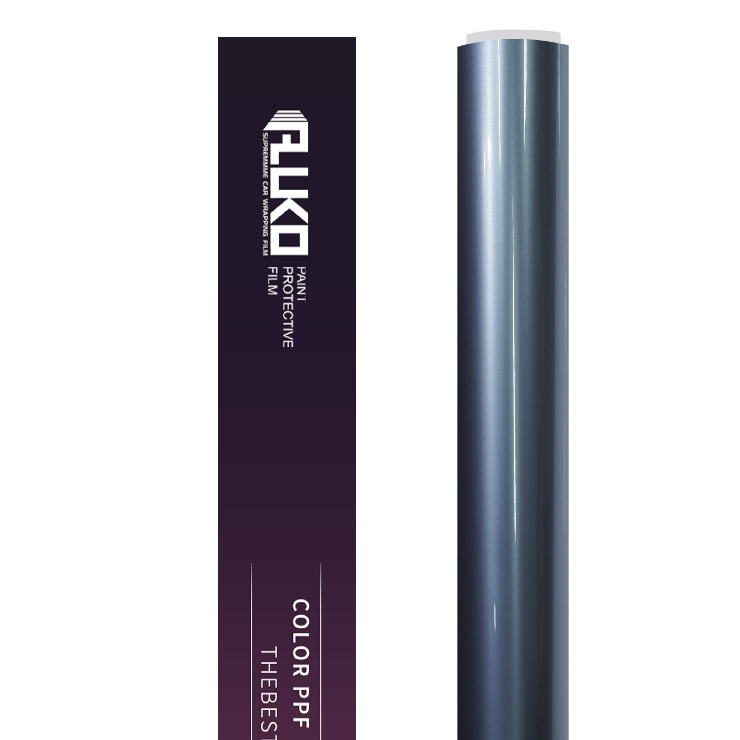 TPU Gloss Glacier Blue Colored PPF Tesla Paint Protection Film