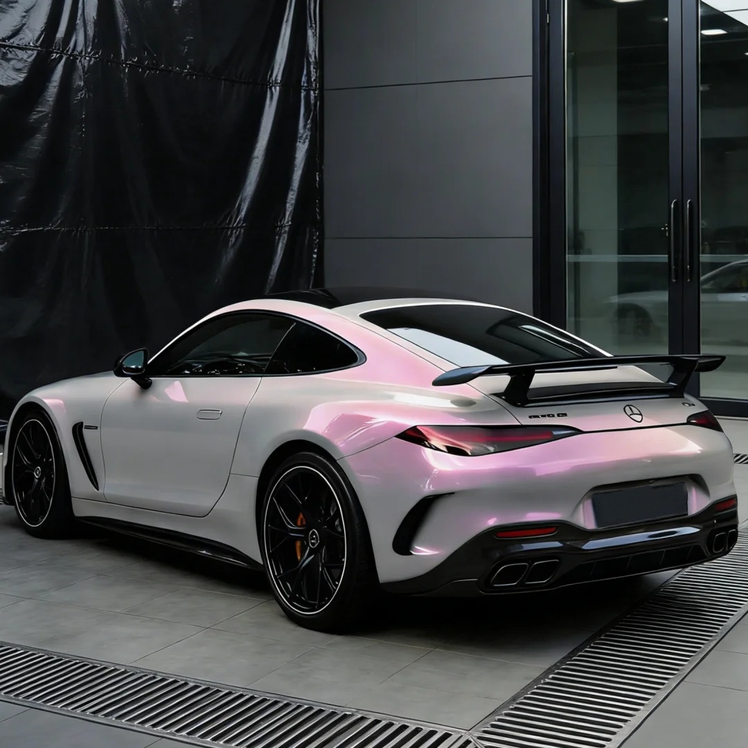 TPU Gloss Metallic Chameleon Pink Grey