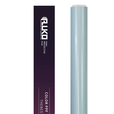 TPU Gloss Metallic Paint Clacier Blue Colored PPF Paint Protection Film 02