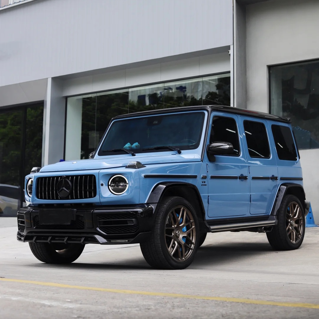 TPU Glossy China Blue Colored PPF Paint Protection Film