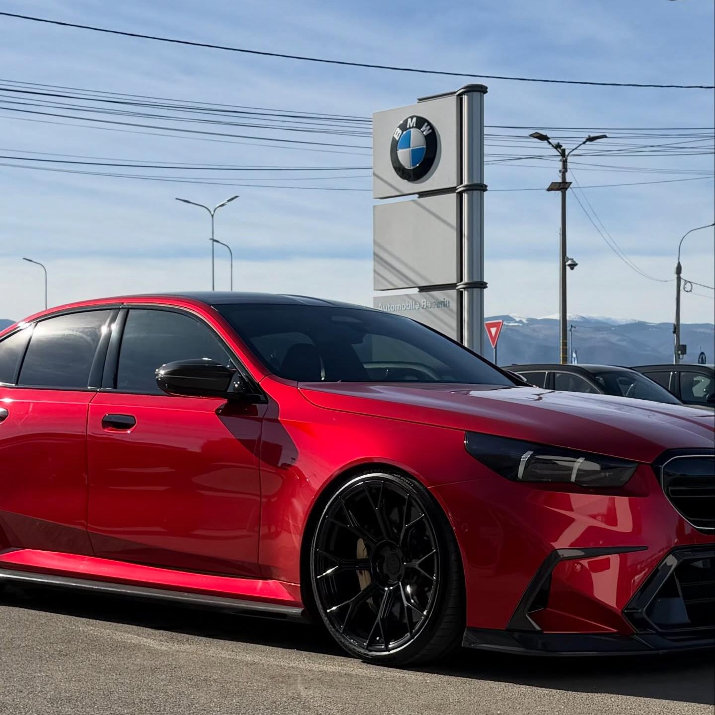 Gloss Metallic Liquid Ruby Red Car Vinyl Wrap PET