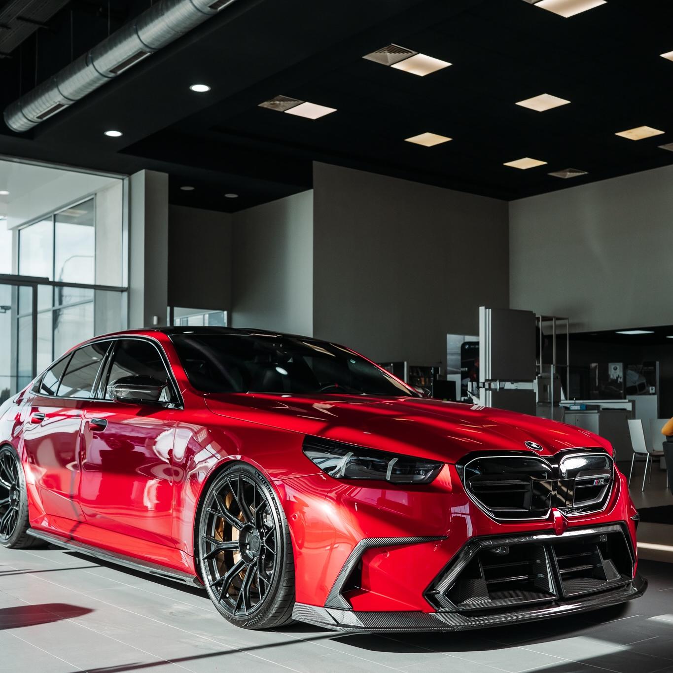 Gloss Metallic Liquid Ruby Red Car Vinyl Wrap PET