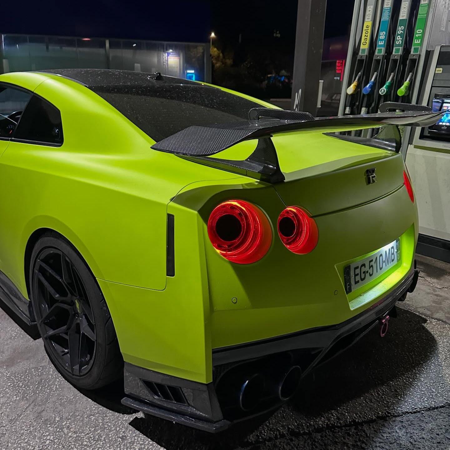 Matte Ultimate Flat Fluorescent Yellow Car Vinyl Wrap PET