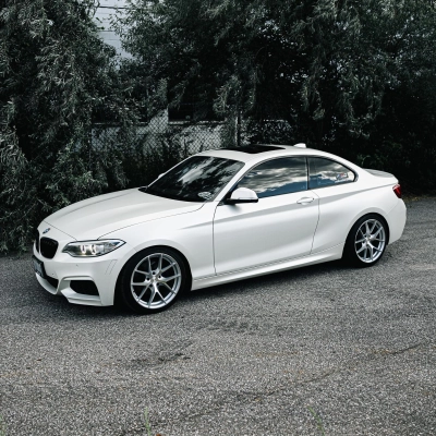 Satin Ceramic Satin White Car Vinyl Wrap PET 02