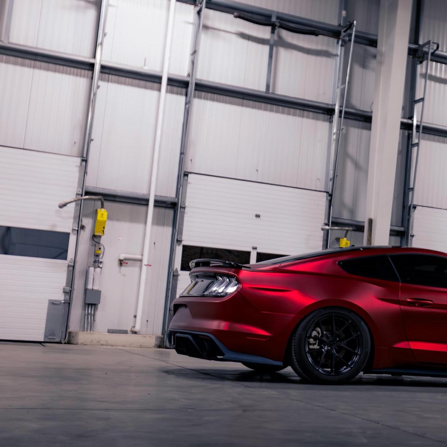 Satin Chrome Metallic Romanee Red Vinyl Wrap | Satin Romanee Red Metallic Chrome