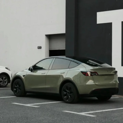 TPU Gloss Khaki Green PPF Paint Protection Film 02