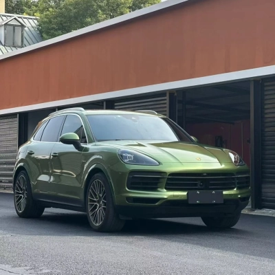 TPU Gloss Metallic Mamba Green Colored PPF Paint Protection Film 02