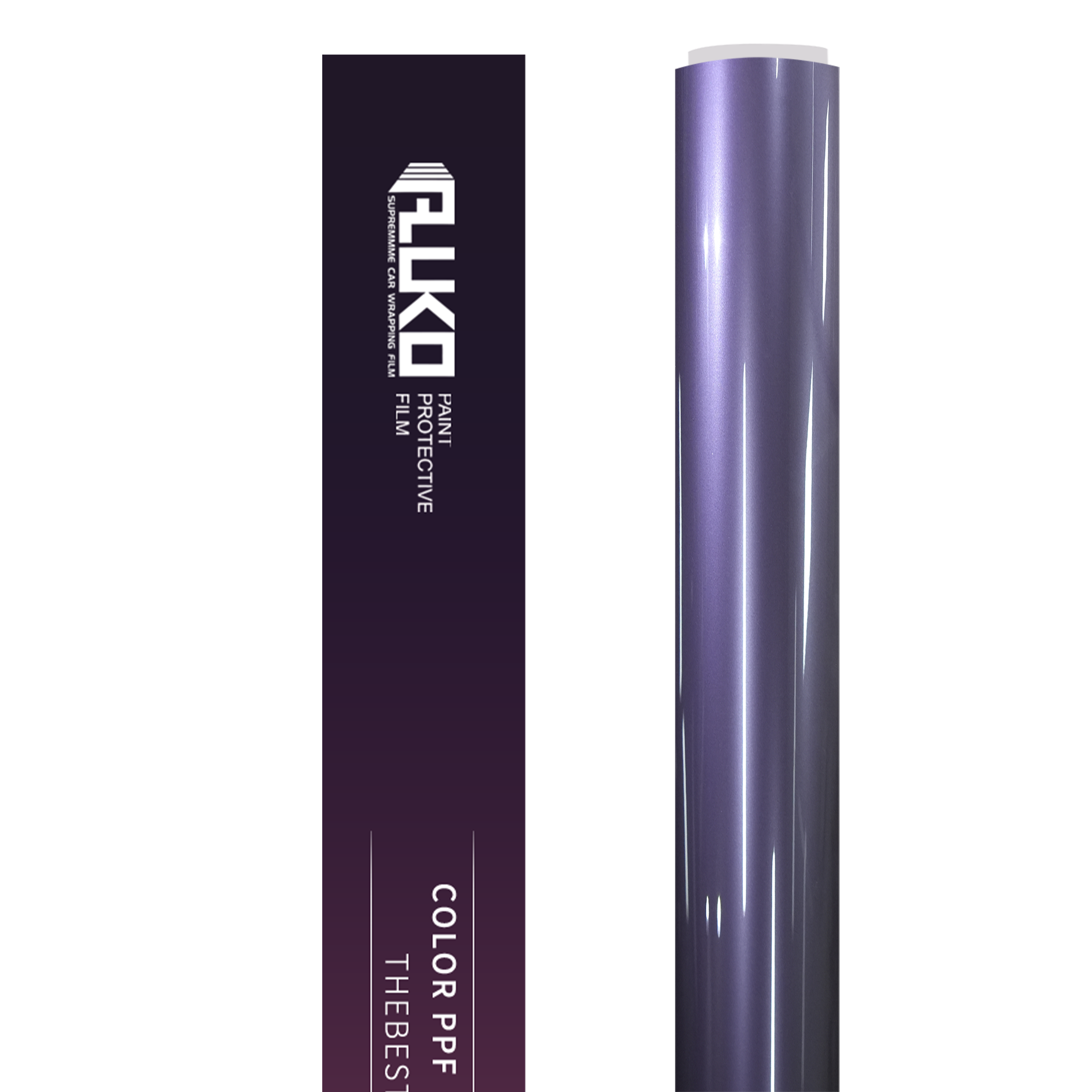 TPU Gloss Liquid Metallic Loganberry Colored PPF Paint Protection Film