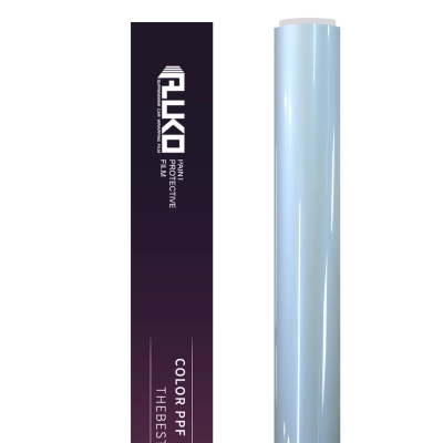 TPU Gloss Liquid Metallic Grayish Blue Colored PPF Paint Protection Film 02