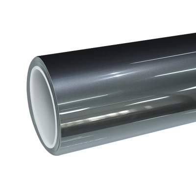 TPU Gloss Liquid Metallic Ebony Grey Colored PPF Paint Protection Film 01