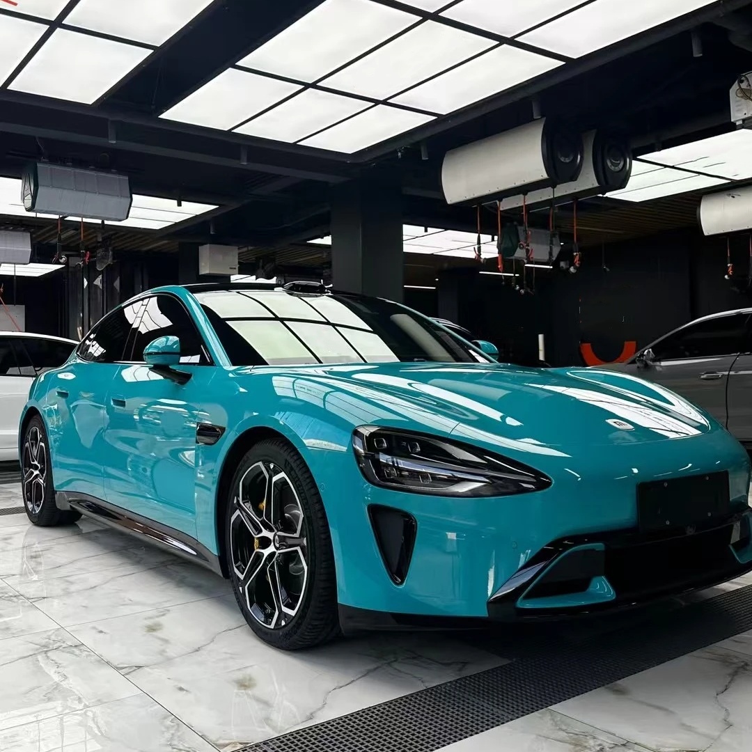 TPU Gloss Gulf Blue Colored PPF Paint Protection Film