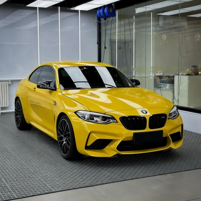 TPU Glossy Signal Yellow Colored PPF Paint Protection Film 02