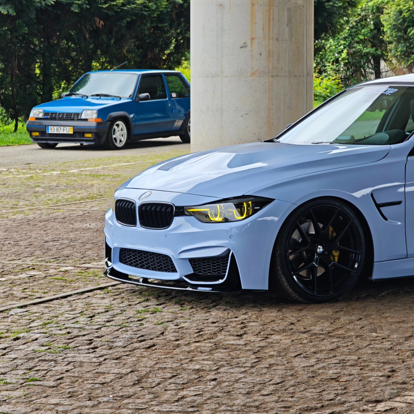 Gloss Macaron Baby Blue Car Vinyl Wrap PET
