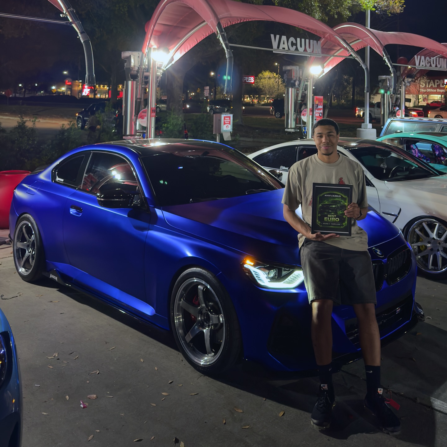 Matte Metallic Satin Blueberry Car Vinyl Wrap PET